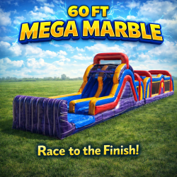 60 ft Mega Marble Obstacle Course (Dry)
