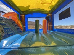 Bouncy Works Cali Palms Combo 2201 1765006081 Cali Palms Combo Dual Lane Slide (Dry)
