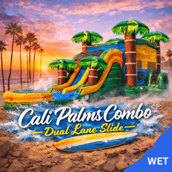 Cali Palms Combo Dual Lane Slide (Wet)